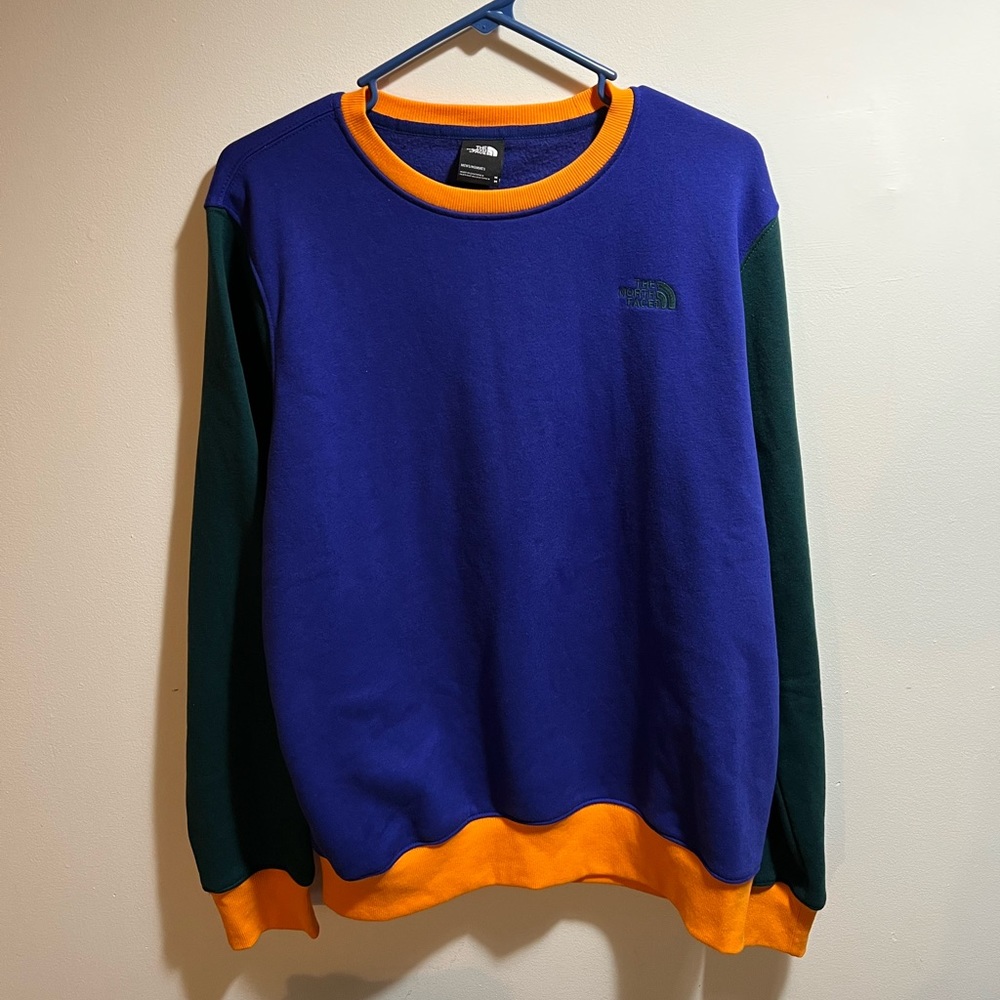 North face color block shirt